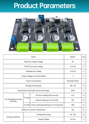 LM-2596 Multi-Circuit Switching Power Supplies Module 3.3V 5V 12V ADJ Adjustable Voltage Output Power Modules LM2596 LM-2596 Multi-Circuit Switching Power Supplies Module 3.3V 5V 12V ADJ Adjustable Voltage Output Power Modules LM2596 Electronic Module