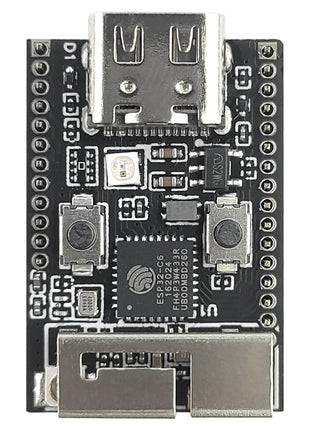 Tarjeta de desarrollo Wifi6 ESP-32 C6 RISC-V de 32 bits Módulo BT Wifi ESP32-C6 N4 con oscilador de cristal LED RGB FLASH de 4MB Módulo electrónico USB tipo C