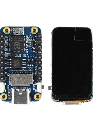 RP2350 MCU Board 1.47" 172×320 Color LCD Display Built-in RGB LED TF Card Expansion Slot
