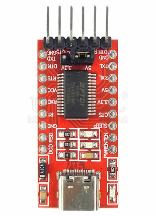 USB to TTL FT232RL Conversion Module USB Transform Serial Adapter Download Converter TYPE-C Port 3.3V 5V 6Pin Electronic Module
