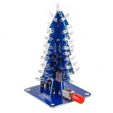 DIY Electronic Kit Colourful Christmas Tree LED Diy Soldering Kit Project With Shell DC 5V USB Power Supply DIY Electronic Kit