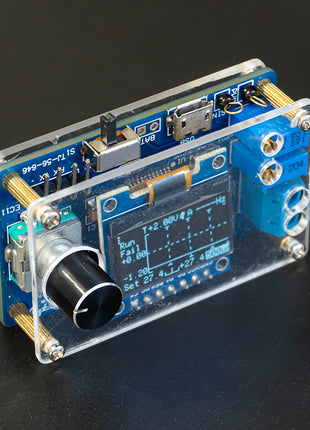 Kit electrónico DIY de mini osciloscopio digital STC8K8A MCU con pantalla OLED de 0,96 pulgadas para practicar soldadura y ensamblaje