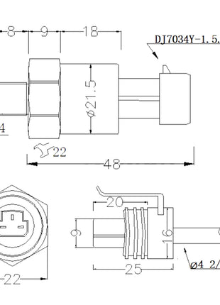 High Precision Vacuum Negative Pressure Sensor Gas Pressure Transmitter Instruments and Meters