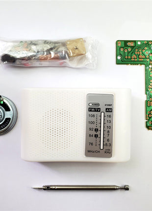 DIY Radio Electronic Kit Component AM FM Production Assembly Electronic Welding Training 76-108MHz CD9088 Chip DIY Electronic Kit
