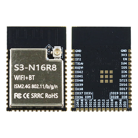ESP32-S3 N16R8 2.4G Extend Wifi BT Module with Dual-Core Low Power MCU Internet of Things 8MB PSRAM 16MB Flash ESP32-S3WROOM-1 Electronic Module