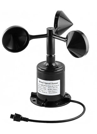 60m/s Weather Station Outdoor 3 Cup Anemometer Sensor Polycarbon Fiber Wind Speed Wind Direction Sensor Output RS485 4-20MA 0-5V Sensor Module