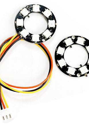 8 Bit WS2812 RGB Light Ring Development Board 5050 Smart Full-Colour RGB LED Learning Module DC4-7V Electronic Module