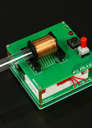 DIY Kit de Pistola Electromagnética Módulo Potenciador de Bobina de Cañón de Largo Alcance Kit de Práctica de Soldadura DIY DC3V Sin Batería Kit Electrónico DIY