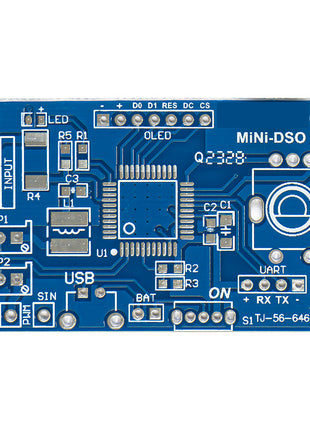 Kit electrónico DIY de mini osciloscopio digital STC8K8A MCU con pantalla OLED de 0,96 pulgadas para practicar soldadura y ensamblaje