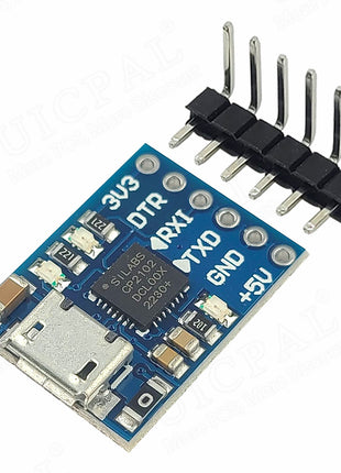 MINI USB TO TTL Serial Downloader Converter UART STC Download USB Micro Type-C CP2102 6Pin UART STC 300bps~1Mbps Electronic Module