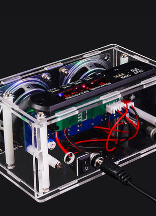 Kit de altavoz Bluetooth DIY con radio FM 87.5-108MHz, proyecto de soldadura DIY, kit electrónico de práctica, montaje de soldadura, disco U, TF, kit electrónico DIY