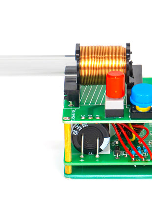 DIY Electronic Kit Mini Electromagnetic Gun 100V High Voltage DIY Soldering Build Kit Micro Interface Fast Charging DC5V DIY Electronic Kit