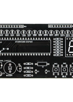 Adjustable Speed LED Music Flowing Light DIY Electronic Kit Multi Form Adjustable STC89C52RC PCB Soldering DIY Practice Kit DC5V DIY Electronic Kit