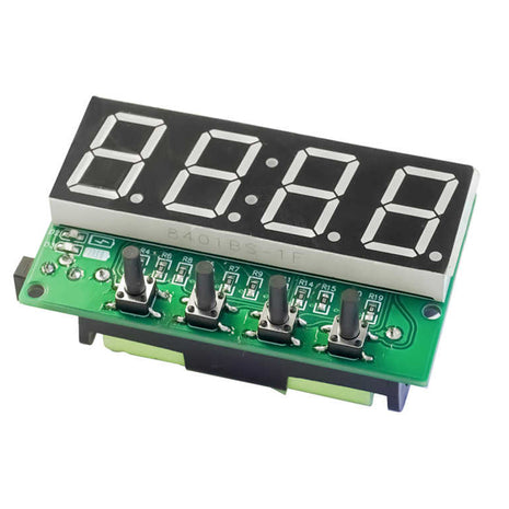 DIY Electronic Clock Multi-function Digital Clock Electronic Soldering Kits with Power Supply Cable DIY Electronic Kit