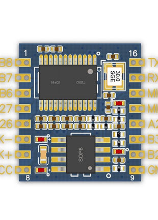 Voice Control Development Board AI Voice Recognition Module V20 Language Control Switch Support UART PWM IO Output DC5V HLK-V20 Electronic Module