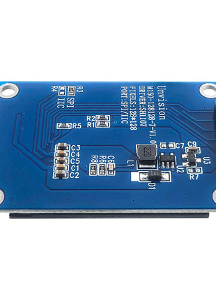 1.5 Inch OLED Screen Module SPI 7Pin 128*128 COG SH1107 Drive White LCD Display Low Power Consumption 3.3V-5V OLED LCD Module