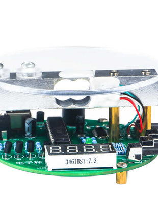 Kit DIY de báscula electrónica con capacidad de pesaje de 1 kg, kit de práctica de soldadura para microcontrolador 51 con pantalla de tubo digital, chip HX711, kit electrónico DIY de 5 V