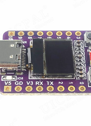 MINI ESP32-C3 Development Board 2.4G Wifi 4 BT Module with 0.42 Inch OLED Display 4MB Flash Ceramic Antenna USB Type-C ESP32 C3 Electronic Module