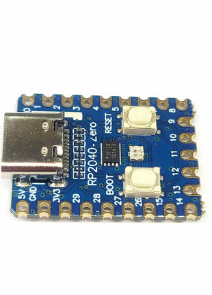 RP2040-Zero RP2040 para Raspberry Pi Módulo de placa de desarrollo de microcontrolador PICO Dual-core 264K 2MB Flash 133MHz Módulo electrónico