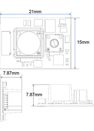 22m Laser Ranging Module Compact Size High Precision TOF High Frequency Distance Measurement Electronic Module
