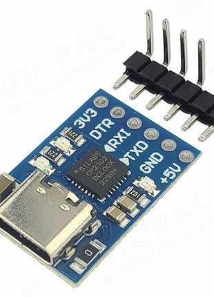 MINI USB TO TTL Serial Downloader Converter UART STC Download USB Micro Type-C CP2102 6Pin UART STC 300bps~1Mbps Electronic Module