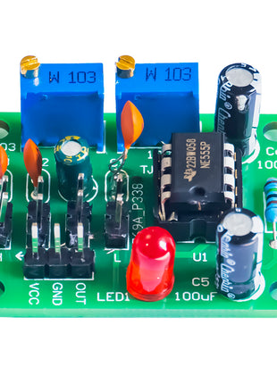 DIY Square Wave Signal Generator Kit NE555 MCU Pulse Adjustable Generator Signal Module Electronic Fabrication Projects DIY Electronic Kit