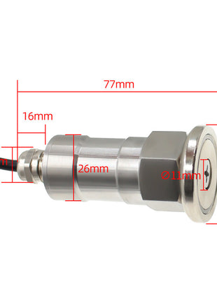 Triaxial Vibration Temperature Transducer RS485 for Fan Pump Bearing Fault Monitoring