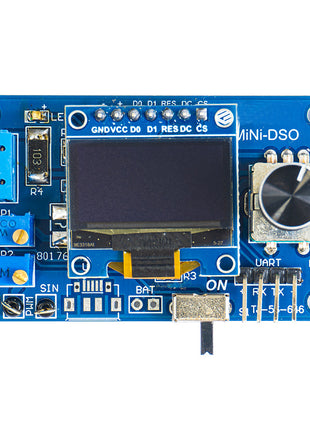 Kit electrónico DIY de mini osciloscopio digital STC8K8A MCU con pantalla OLED de 0,96 pulgadas para practicar soldadura y ensamblaje