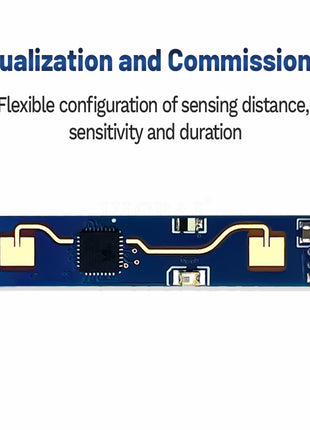 Módulo de sensor de presencia humana 24 GHz, módulo de detección de latidos con radar de onda milimétrica inteligente y BT HLK-LD2410B Módulo electrónico