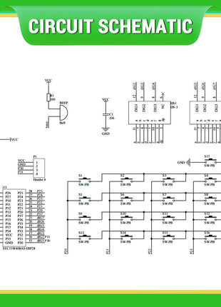 Kit de producción electrónica de calculadora DIY con pantalla digital LED con carcasa, kit de práctica de soldadura con microcontrolador, kit electrónico DIY