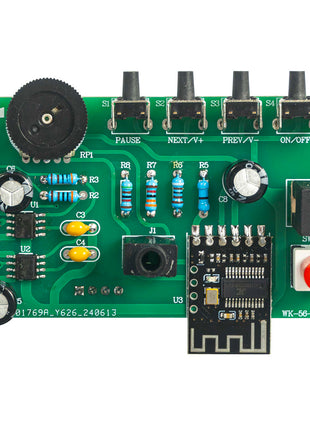 DIY Bluetooth Speaker Kit Electronic LED Music Spectrum MH-M18 Dual Channel Soldering Practice 3W Speaker 8002 Amplifier DC5V DIY Electronic Kit