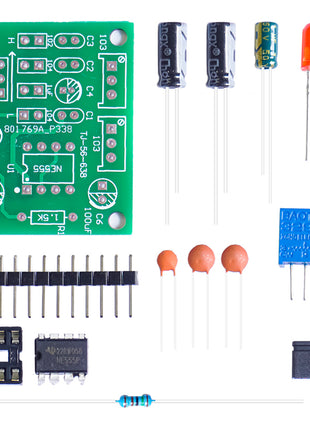 DIY Square Wave Signal Generator Kit NE555 MCU Pulse Adjustable Generator Signal Module Electronic Fabrication Projects DIY Electronic Kit