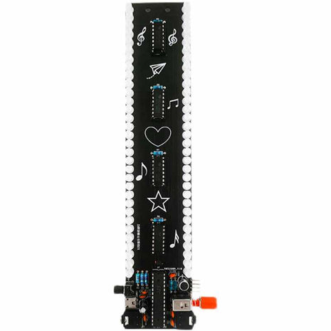 DIY Sound Control LED Music Spectrum Electronic Kit 32-Segment RGB 4 Spectral Effects DIY Soldering Practice USB Interface DC 5V DIY Electronic Kit