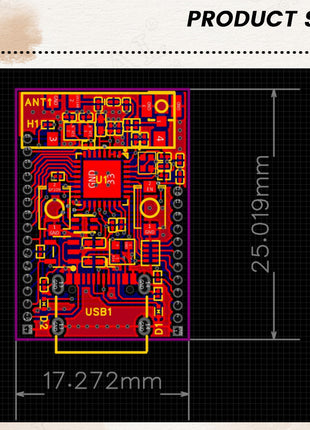 Módulo de desarrollo WiFi 6 ESP32-C6 Placa de desarrollo WiFi con oscilador de cristal de 32.768, LED RGB, núcleo RISC-V de 32 bits, Flash de 4 MB ESP-32 C6 Módulo electrónico