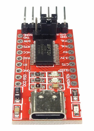 USB to TTL FT232RL Conversion Module USB Transform Serial Adapter Download Converter TYPE-C Port 3.3V 5V 6Pin Electronic Module