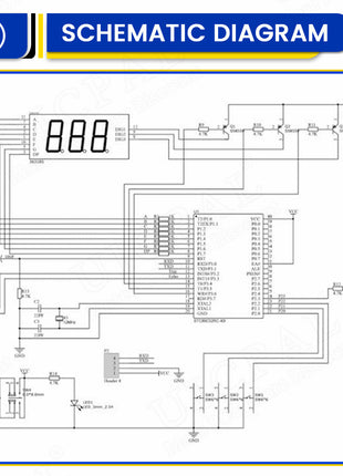 DIY Ultrasonic Ranging Electronic Kit STC with LED Measuring Distance 0-4M Radar Alarm DIY Soldering Project Practice Solder DIY Electronic Kit