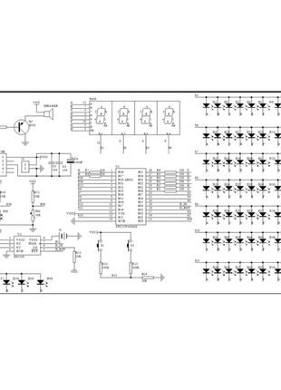 DIY Kit Electronic Multi-function Heart-Shaped LED Clock 4-digit Digital Tube Display PCB Soldering Practice Kit Micro USB DC 5V DIY Electronic Kit