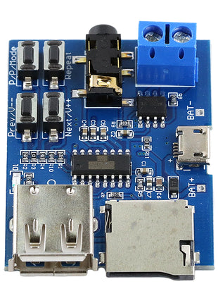 TF card U disk MP3 Format decoder board module amplifier decoding audio Player Electronic Module