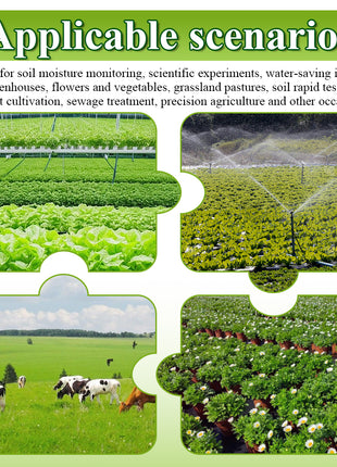 Soil Temperature Humidity Sensor Probe RS485 Output 0-5V 0-10V 4-20mA Analog Soil Moisture Detector Sensors IP68 Protection Sensor Module