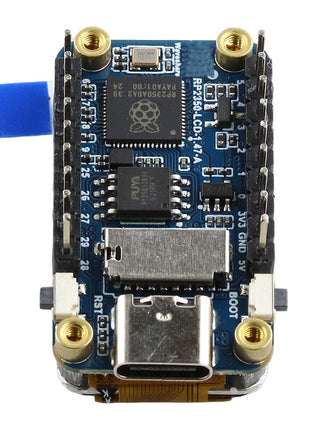 RP2350 MCU Board 1.47" 172×320 Color LCD Display Built-in RGB LED TF Card Expansion Slot