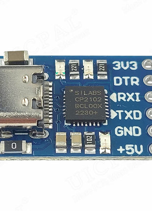MINI USB TO TTL Serial Downloader Converter UART STC Download USB Micro Type-C CP2102 6Pin UART STC 300bps~1Mbps Electronic Module