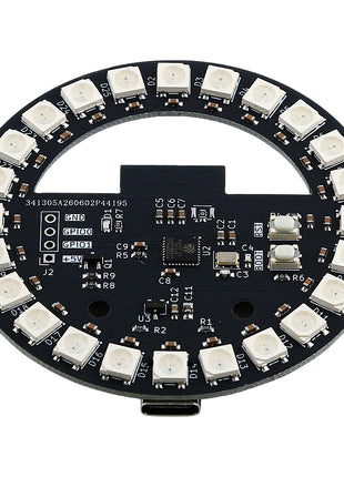 ESP32 WS2812B RGB LED Ring Source Code Included Gaming PC Ambient Light Electronic Module