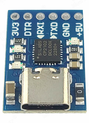 MINI USB TO TTL Serial Downloader Converter UART STC Download USB Micro Type-C CP2102 6Pin UART STC 300bps~1Mbps Electronic Module
