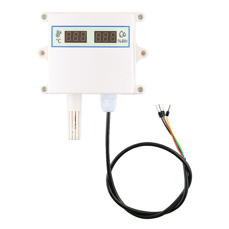 Digital Display Transmitter with Temperature Humidity Sensor Probe RS485 Analog 0-5V 0-10V 4-20mA Waterproof Temperature Sensors Sensor Module