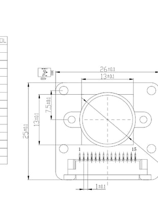 12.3MP IMX477 Fisheye Camera Module 160 Degree Ultra‑Wide Angle  Camera Module