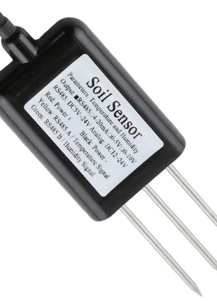 Soil Temperature Humidity Sensor Probe RS485 Output 0-5V 0-10V 4-20mA Analog Soil Moisture Detector Sensors IP68 Protection Sensor Module