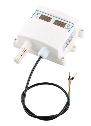 Digital Display Transmitter with Temperature Humidity Sensor Probe RS485 Analog 0-5V 0-10V 4-20mA Waterproof Temperature Sensors Sensor Module