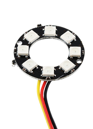8 Bit WS2812 RGB Light Ring Development Board 5050 Smart Full-Colour RGB LED Learning Module DC4-7V Electronic Module
