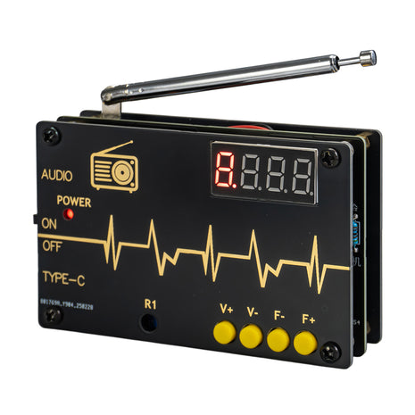 DIY Electronic Kit RDA5807M FM Radio 87-180MHz with Digital Tube Display STC15 Microcontroller Electronic Soldering Projects DIY Electronic Kit