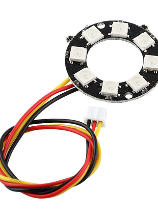 8 Bit WS2812 RGB Light Ring Development Board 5050 Smart Full-Colour RGB LED Learning Module DC4-7V Electronic Module